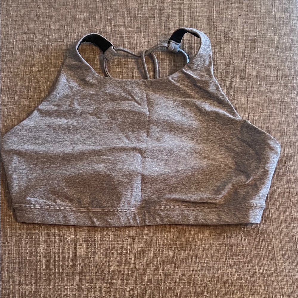 lululemon athletica Heather Gray Sports Bra